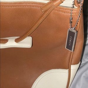 Coach Brown/White Bag